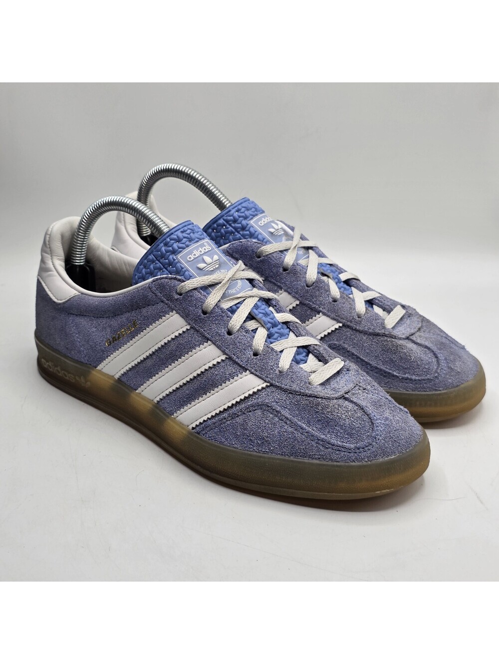 Adidas Gazelle Indoor Blue Suede Gum Sole Men’s Size 8 Sneakers HQ8717